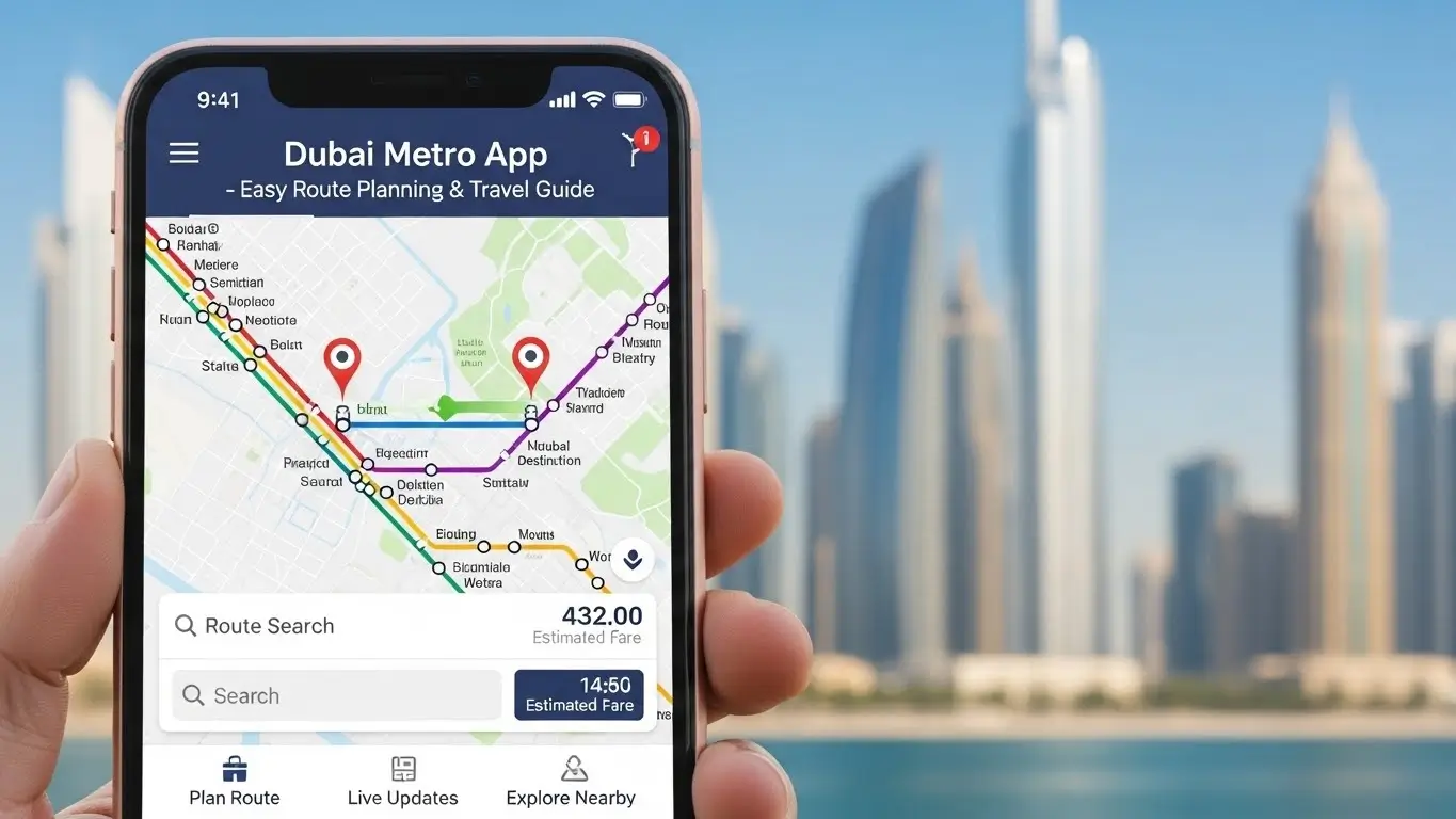 RTA Dubai Metro violation management visual